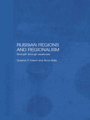 cover image of Russian Regions and Regionalism